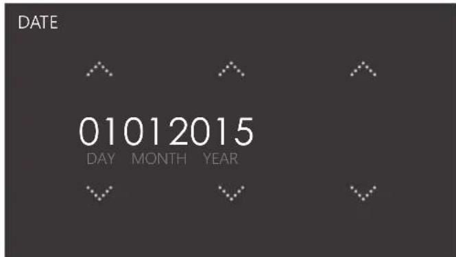 Atag ZX6685M - Setting the date - 1