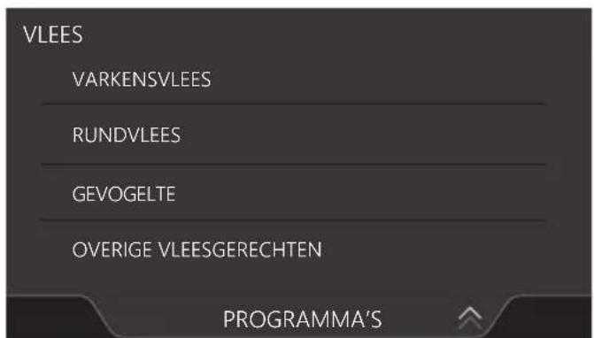 Atag ZX6685M - Programma selecteren - 2