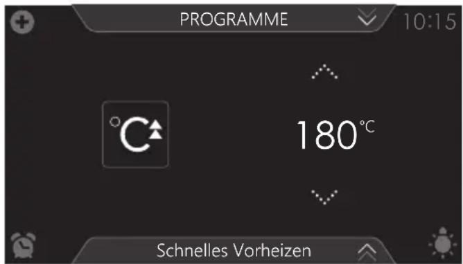 Atag ZX6685M - Schnelles Vorheizen verwenden - 1