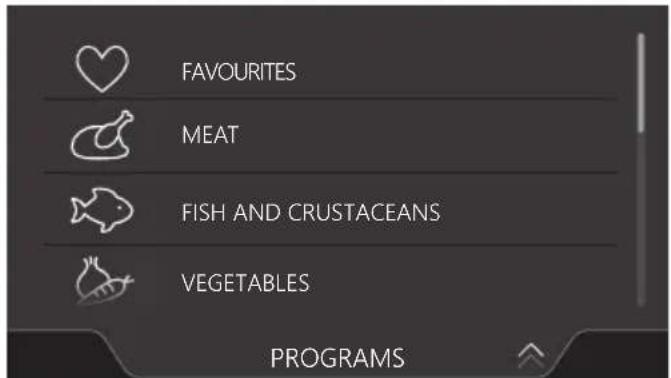 Atag ZX6685M - Selecting program functions - 1