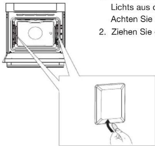 Atag ZX6685M - Ofenbeleuchtung austauschen - 3