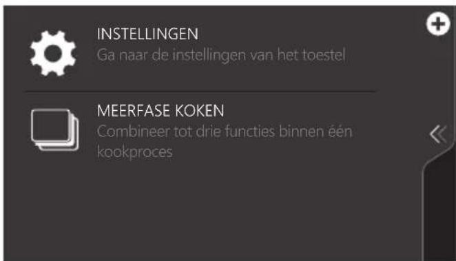 Atag ZX6685M - Gebruik van het 'Plus' menu - 2