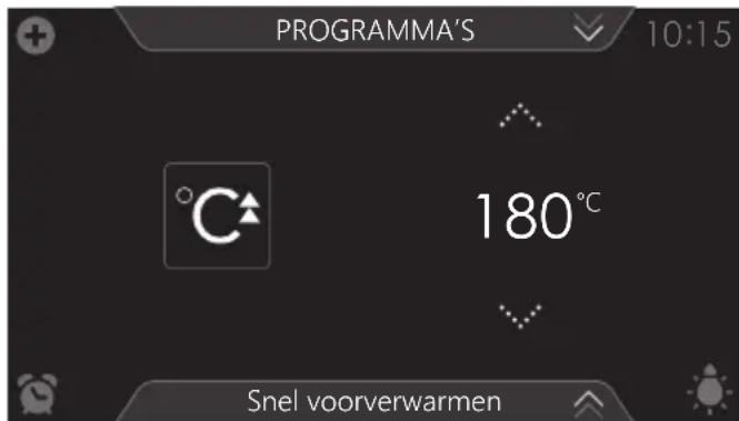 Atag ZX6685M - Snel voorverwarmen gebruiken - 1