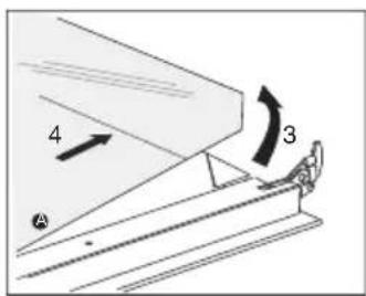 Atag ZX6685M - Removing the oven door glass - 2