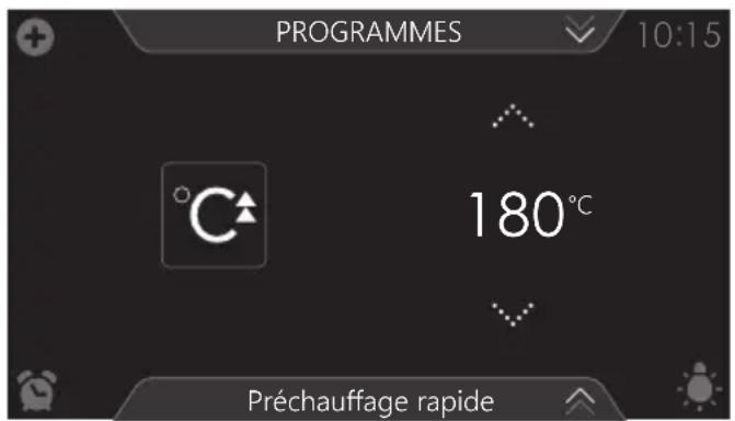 Atag ZX6685M - Utilisation du préchauffage rapide - 1