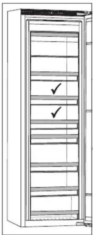 Atag KD86178CN - Répartition recommende - 1