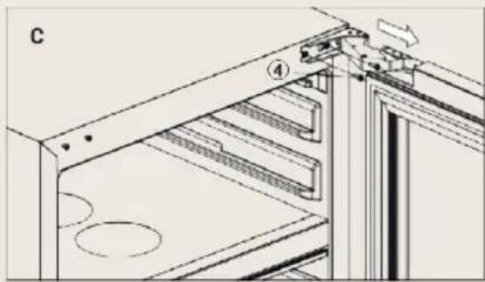 BORETTI Milano MLWC82GRAN - How to change the door opening - 3
