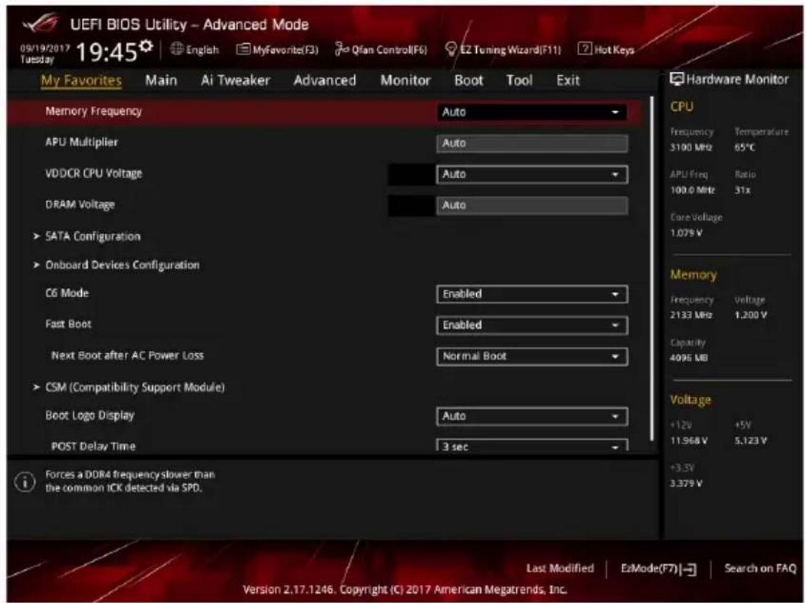 ASUS ROG STRIX B350-I GAMING - My favorites (favoris) - 1