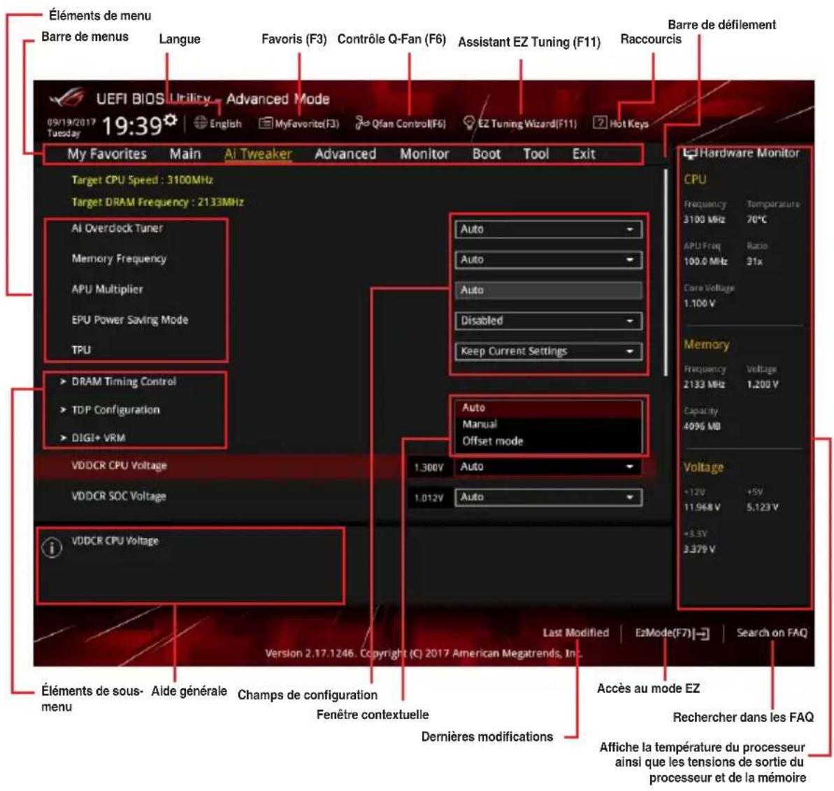 ASUS ROG STRIX B350-I GAMING - Advanced mode (mode avancé) - 2