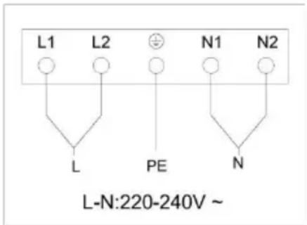 CANDY CH63DCC - Connecting the hob to the mains power supply - 3