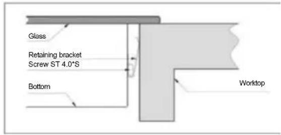 CANDY CH63DCC - Adjusting the bracket position - 2