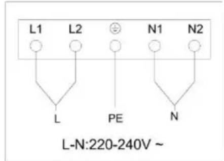 CANDY CH63DCC - Conectar la placa a la red eléctrica - 3