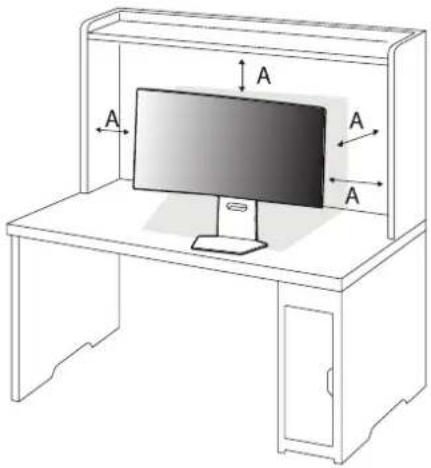 LG 32GS95UX - Installing on a Table - 1