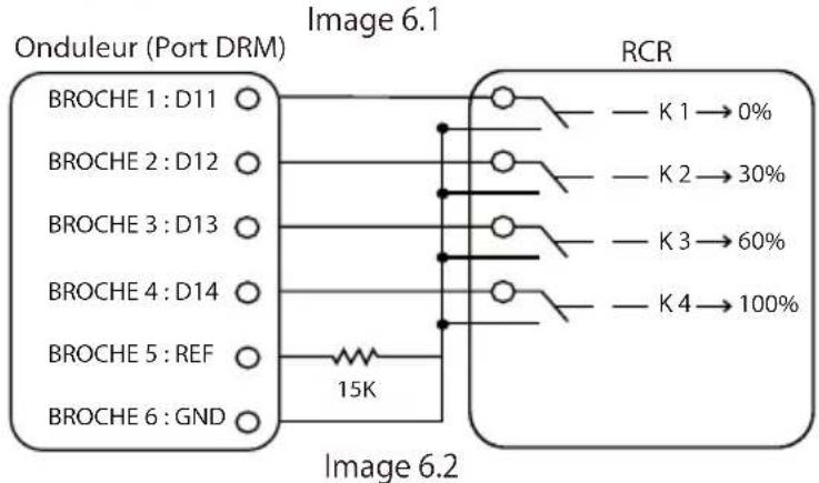 Deye SUN-40K-G04 - Schéma de câblage DRM (RCR) (optionnel) - 4