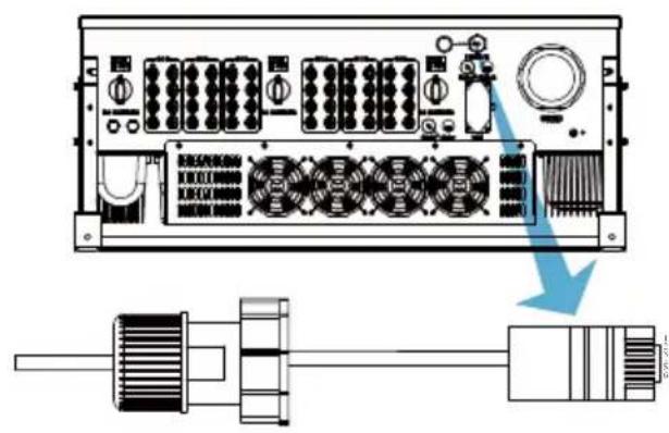 Deye SUN-75K-G03 - Schéma de câblage DRM (RCR) (optionnel) - 1