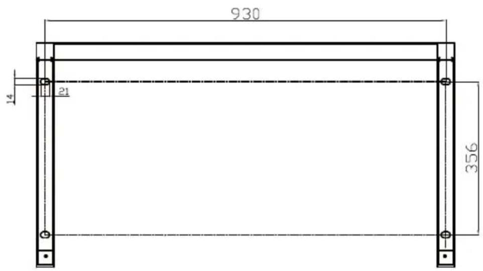 Deye SUN-135K-G01P3 - Support de montage de l'onduleur - 1