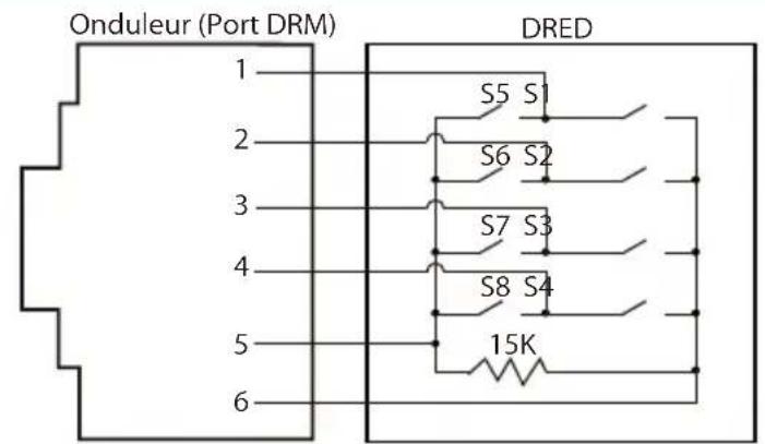 Deye SUN-45K-G04 - Schéma de câblage DRM (RCR) (optionnel) - 3