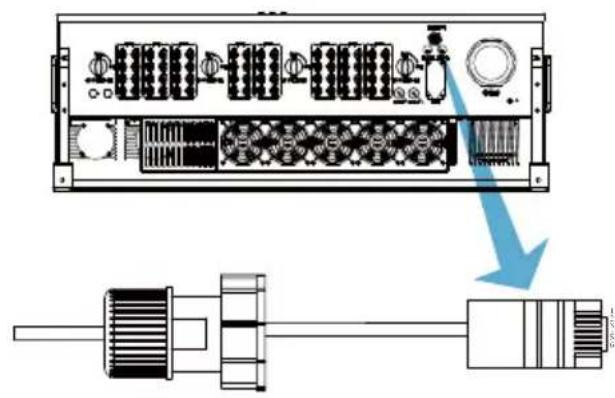 Deye SUN-125K-G01P3 - Schéma de câblage DRM (RCR) (optionnel) - 1