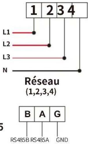 Deye SUN-23K-G05 - Chaînes multiples et compteurs de connexion en parallèle - 5