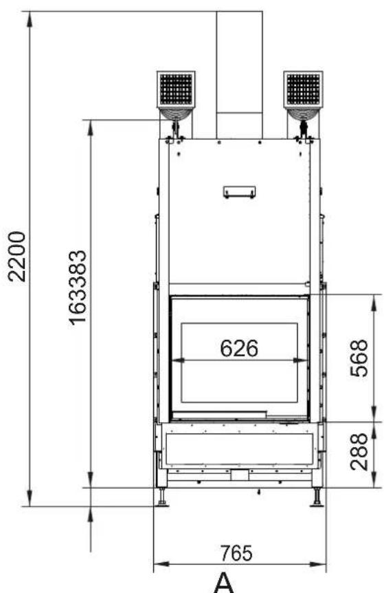 Palazzetti Ecomonoblocco WTX70 - WTX 70 f - 1