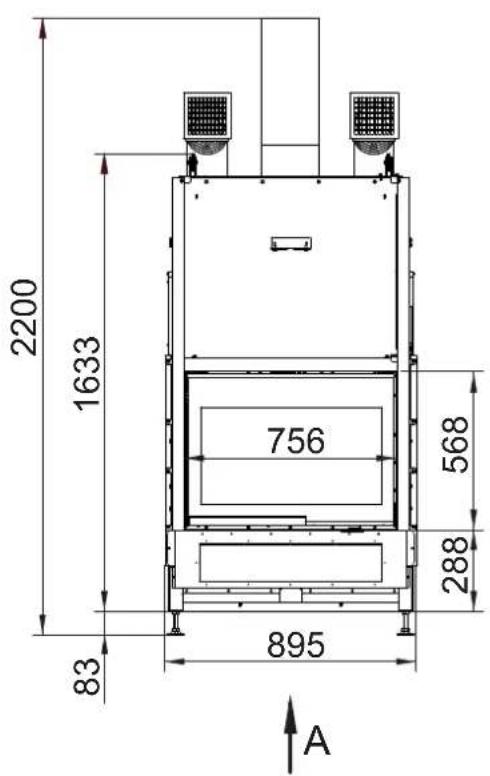 Palazzetti Ecomonoblocco WTX70 - WTX 80 f - 1