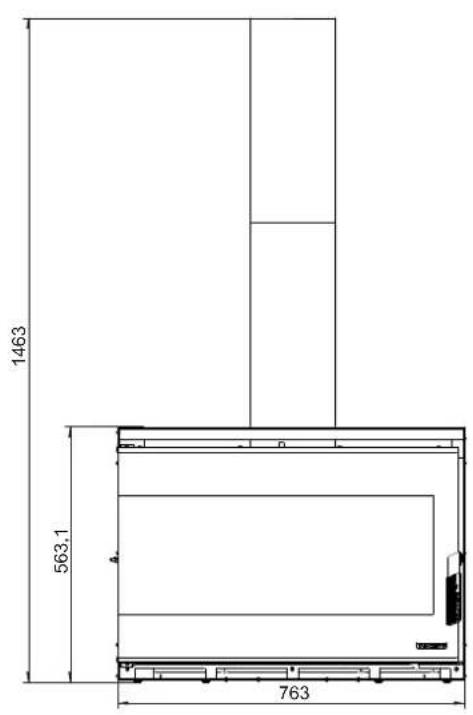 Palazzetti Ecopalex GTM90 - GTM-80 R-L - 1