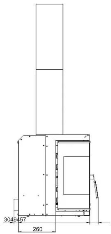 Palazzetti Ecopalex GTM80 - GTM-80 R-L - 2