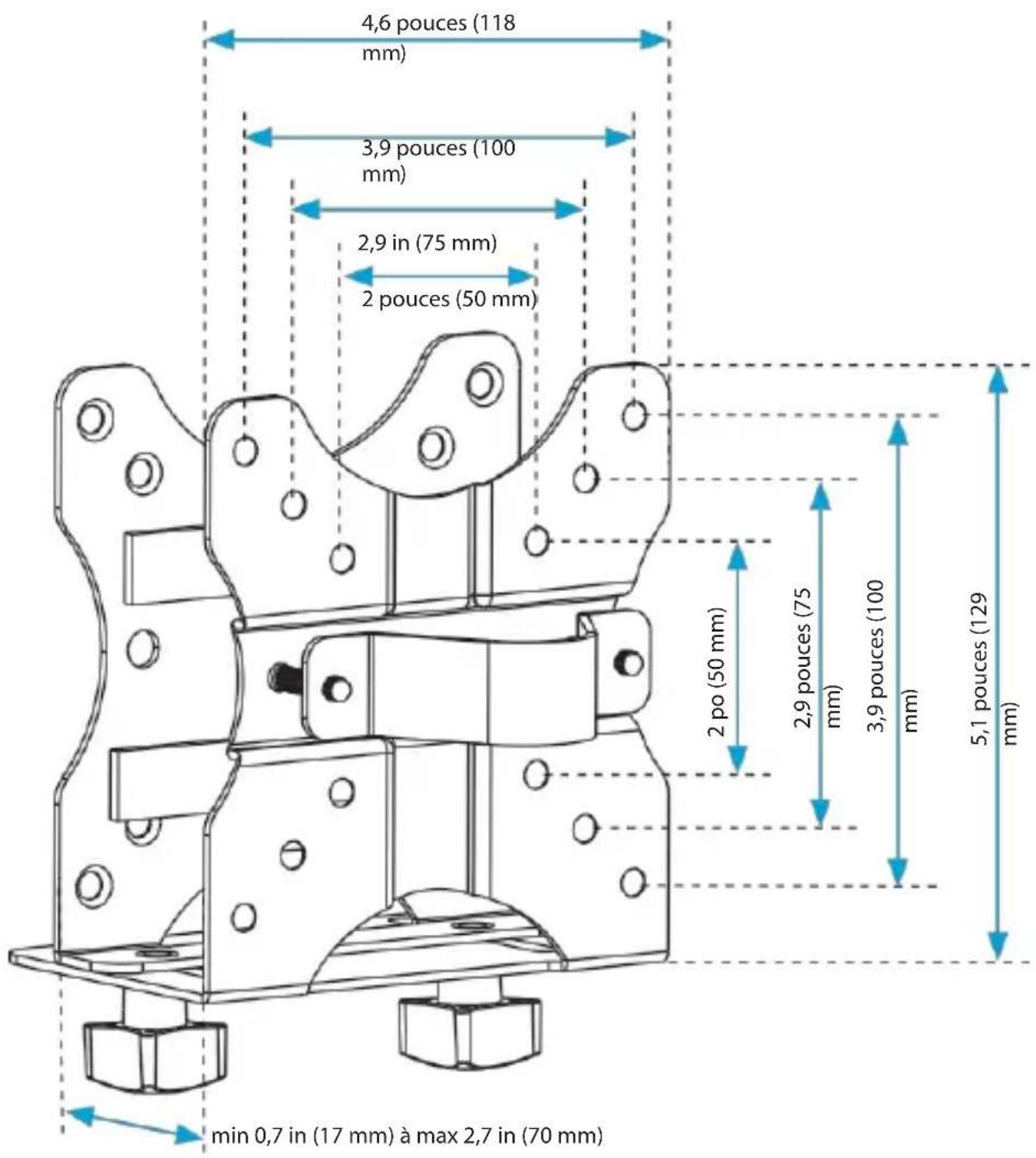 StarTech.com ACCSMNT - Produit dimensions - 1