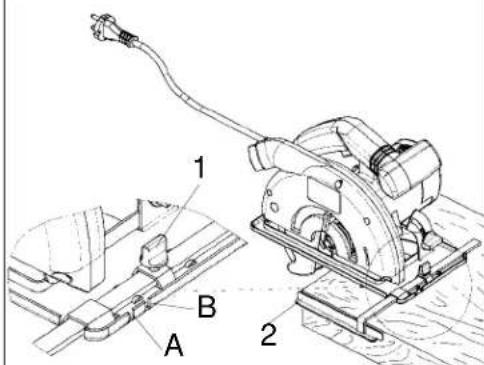 EINHELL Global HK-G 55 - Werken met de handcirkelzaag - 1