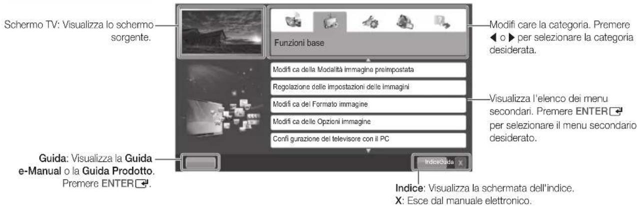 SAMSUNG UE37D6500VQ - Come visualizzare il manuale elettronico - 2