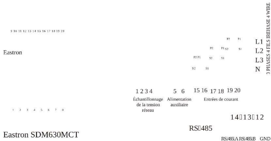 Deye SUN-80K-G04P3-EU-AM4 - Chaînes multiples et compteurs de connexion en parallèle - 9