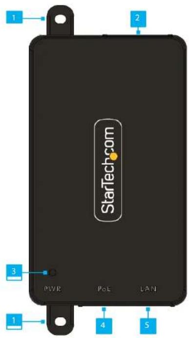 StarTech.com PIVR PoE LAN 1 2 3 4 5