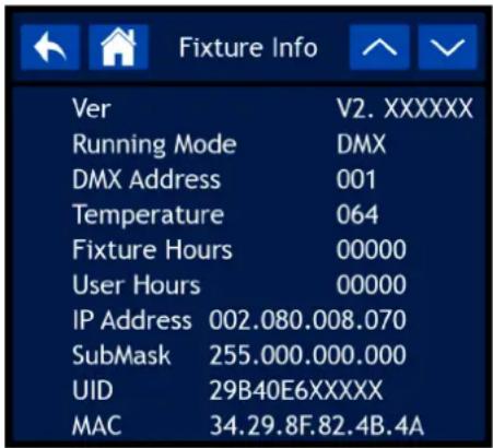 INFINITY Furion S402 Spot - Informations projecteurs - 1