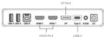 Alogic Clarity 27F34KCPD - Connexion du moniteur - 1