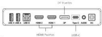 Alogic Clarity 27F34KCPD - Conexión del monitor - 1