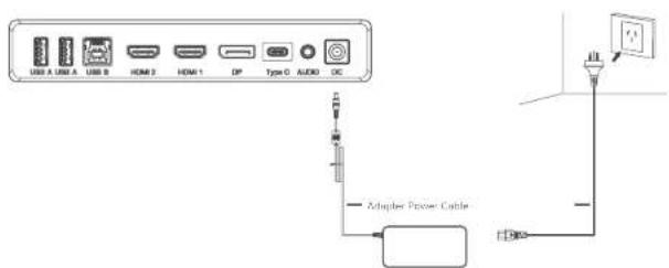Alogic Clarity 27F34KCPD - Connecting the Monitor - 1