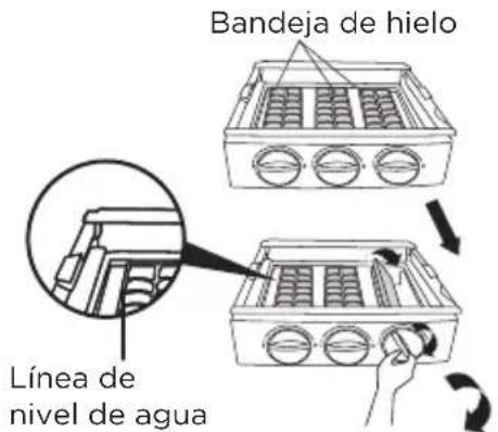 MIDEA MERS530FGE02 - Cómo hacer hielo (opcional) - 1