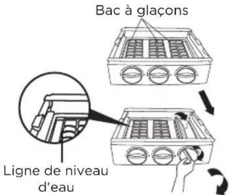 MIDEA MERS530FGE02 - Comment faire de la glace (en option) - 1