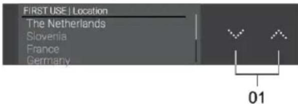 Atag KU8571K2C - Settingthelocation - 1