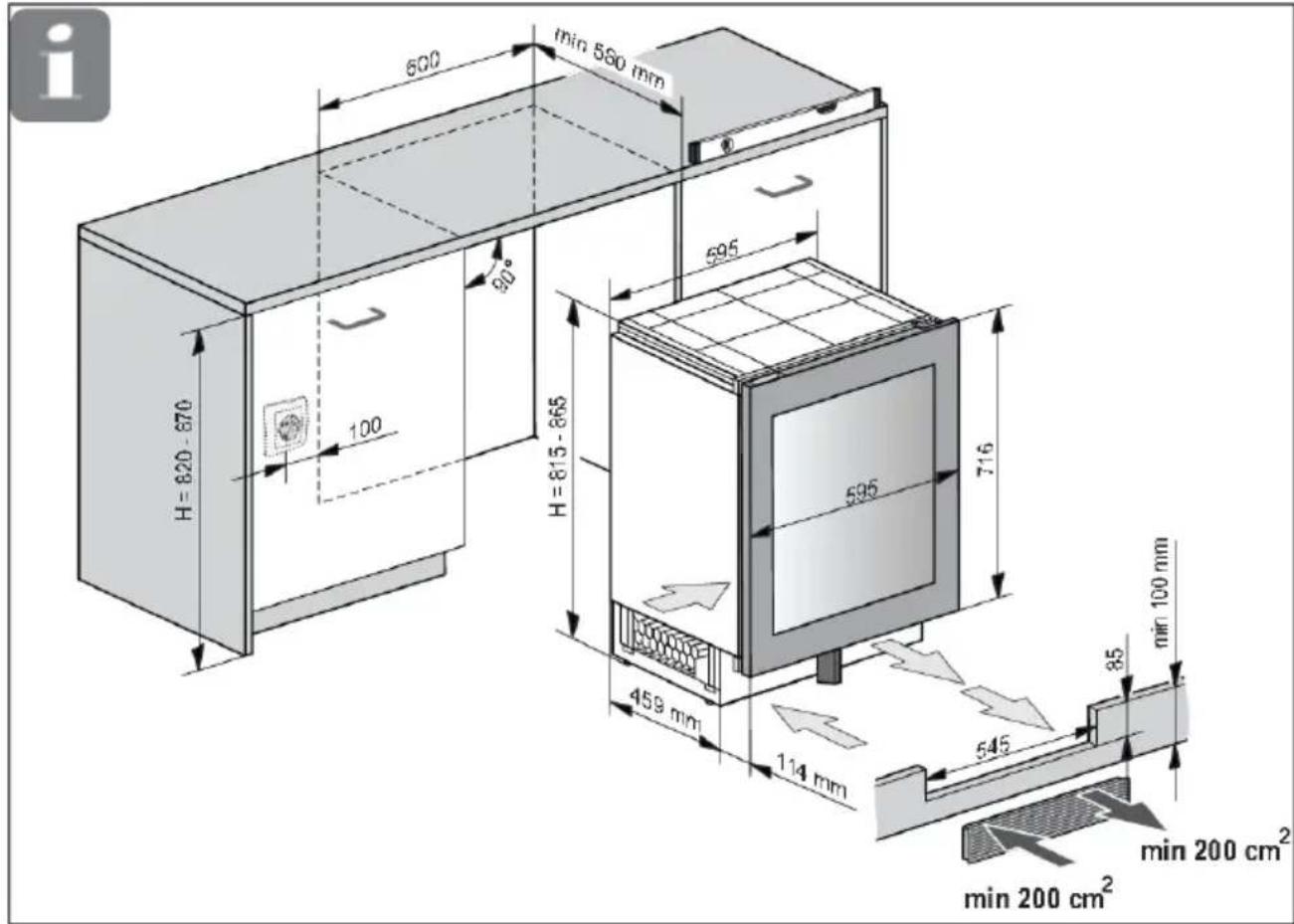 Atag KU8571K2C - Installation de l'appareil - 1