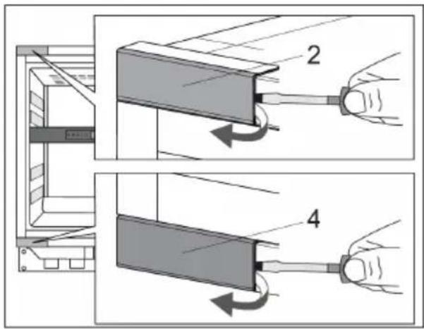 Atag KU8571K2C - Reversing the door opening direction - 1