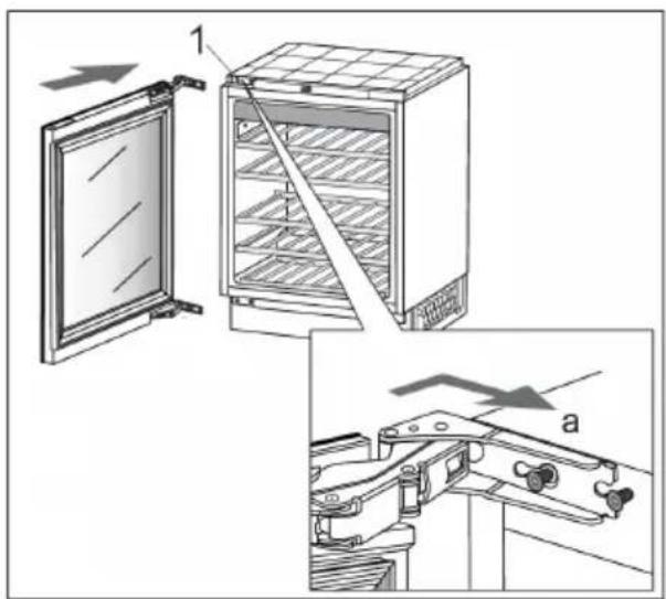 Atag KU8571K1C - Reversing the door opening direction - 3