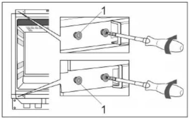 Atag KU8571K1C - Reversing the door opening direction - 2