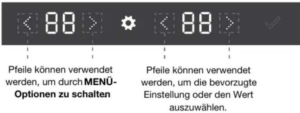Atag KU8571K1C - RufenSiedasMENÜEINSTELLUNGENauf - 4