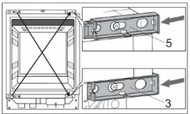 Atag KU8571K1C - Reversing the door opening direction - 3