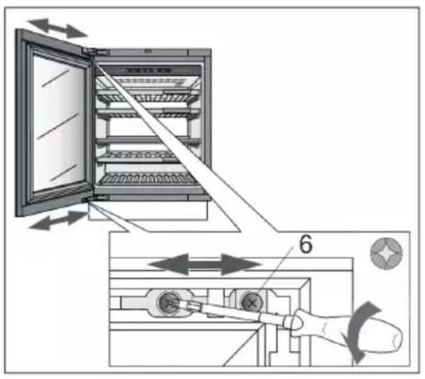 Atag KU8571K1C - Reversing the door opening direction - 1
