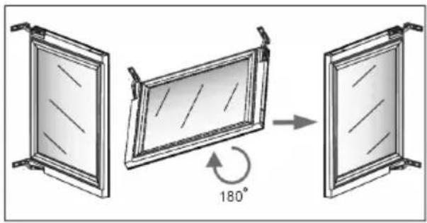 Atag KU8571K1C - Reversing the door opening direction - 2