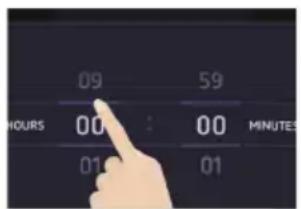 Atag HI39571TF - Start a cooking timer - 2
