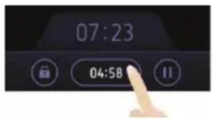 Atag HI39571TF - Change the setting of the minute minder / Stop the minute minder - 1