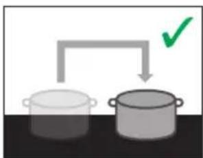 Atag HI39571TF - Fonction de « déplacement de casserole » ( « Pot move » function ) - 3
